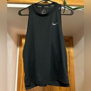 Nike Running Dri Fit Muscle Tank Black Size Medium EUC